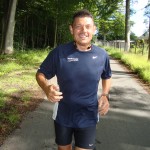 Hans Jørgensen godt i gang med Fredskov Marathon