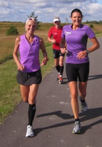 Super hyggeligt at følges med Birgitte Munch Nielsen. I baggrunden hendes far, Anders Munch Madsen.