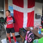 Arrangør Henriette Lisse bød velkommen til Ø-Marathon - Berlin Nein Danke.