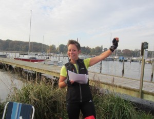 Arrangør Henriette Lisse byder velkommen til det første marathon i Vordingborg - nogensinde :-)