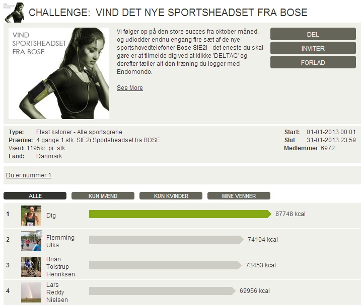 Challenge 2013.01.31 - VIND DET NYE SPORTSHEADSET FRA BOSE!