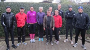 Et stort felt til start en almindelig torsdag i Næstved - Carsten Dahl, Preben Poulsen, Annette Fredskov, Katrine Bernbom, Ulrik Bruun, Carsten Jensen, Lene Bruun, Jerk W. langer, Rene Hjorth Olsen, Stig Kongsfelt