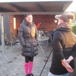 Inden løbet blev jeg interviewet af Kitt Kragelund fra Scleroseforeningen
