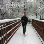 Marathon med et smil i sne :-)