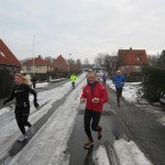 Forrest Rikke Skuldbøl og Henning Baginski, ca. 5 km ude på ruten