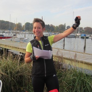 Arrangør Henriette Lisse byder velkommen til det første marathon i Vordingborg - nogensinde :-)